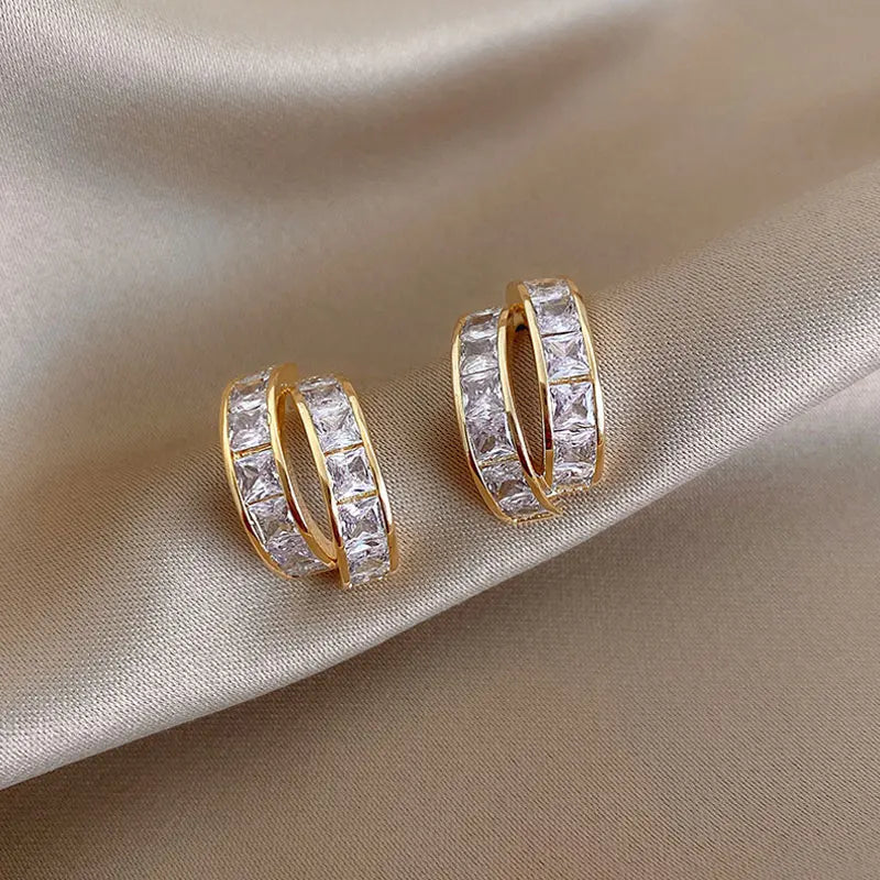 Boucle d'oreille à tige pour femme