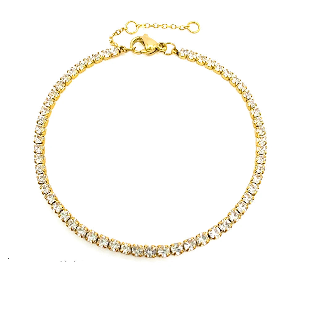 Bracelet Plaqué Or Femme – Scintillement Élégant & Finition Luxe