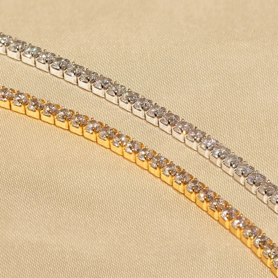 Bracelet Plaqué Or Femme – Scintillement Élégant & Finition Luxe