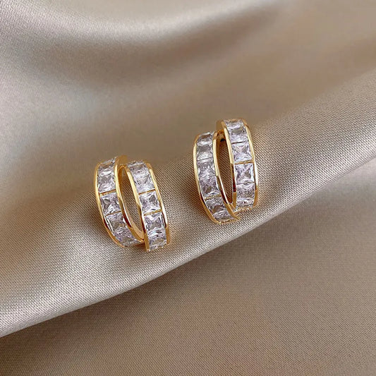 Boucle d'oreille à tige pour femme