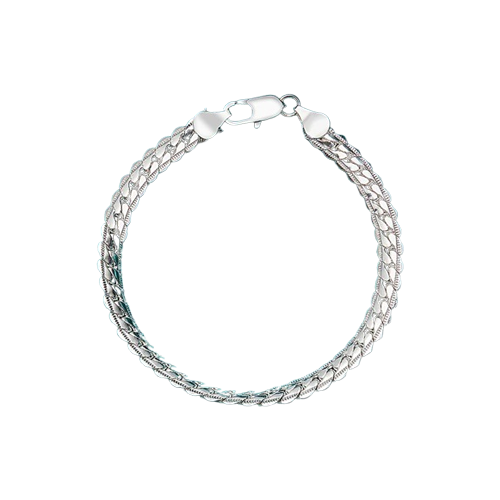 Bracelet Chaîne Plate Femme – Argent 925 Élégant & Minimaliste