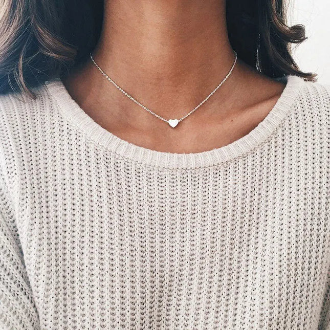 Collier coeur pour femme | Plaqué or