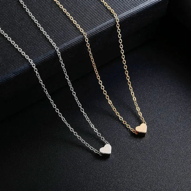 Collier coeur pour femme | Plaqué or