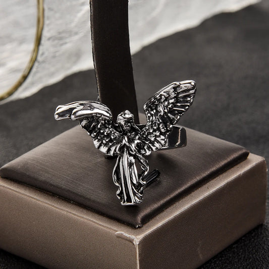 Bague aile d'ange en argent