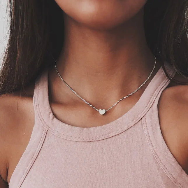 Collier coeur pour femme | Plaqué or